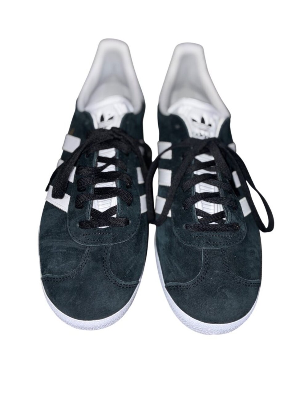 Adidas Originals Gazelle Mens Sneakers Black Suede Athletic Shoes Size 8.5 US - Picture 4 of 11